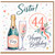 44th Birthday Card for Sister, Happy Birthday Sister Card