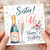 Sister 46th Birthday Card, Happy Birthday Card