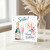 Sister 84th Birthday Card, Happy Birthday Champagne and Flowers Design
