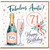 71st Birthday Card for Auntie, Fabulous Auntie Happy Birthday Fizz Design