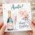 Auntie 90th Birthday Card, Happy Birthday Fizz and Champagne Design