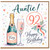Auntie 92nd Birthday Card, Happy Birthday Card for Auntie