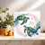 Sea Turtle Birthday Card 145mm x 145mm - Ocean Wildlife Illustration - Nature Lover Greeting Card, Includes Kraft Envelope