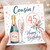 45th Birthday Cousin Card, Happy Birthday Cousin 45 Card