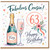 63rd Birthday Card for Cousin, Fabulous Birthday Fizz Champagne Card