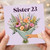 Sister 23rd Birthday Card
