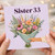 Sister 33rd Birthday Card