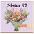 Sister 97th Birthday Card, Floral Bouquet Design