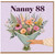 Nanny 88th Birthday Card, Floral Bouquet Card for Nanny