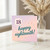 18th Birthday Card - Happy Eighteenth Script on Pastel Confetti Background - Eighteenth Birthday Card for Him, Her, Son, Daughter, Friend