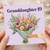 Granddaughter 19th Birthday Card, Floral Bouquet Greeting Card