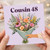 Cousin 48th Birthday Card