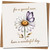 Niece Birthday Card - Daisy and Butterfly Floral Design - For a Special Niece, Have a Wonderful Day - 145mm x 145mm Square Greeting Card, Includes Kraft Envelope