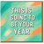 This Is Going To Be Your Year Card - Uplifting Congratulations & New Beginnings - Teal Brush‑Stroke Typography - Motivational Good Luck, Promotion or Graduation