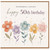 Cousin 50th Birthday Card