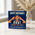 Funny Football Birthday Card - Howay the Lads, Play That Birthday Toon - Cheering Fan in Black-and-White Stripes - For Geordies and Toon Supporters