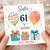Sister 61st Birthday Card - Happy Birthday Just For You