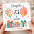 23rd Birthday Card for Daughter, Happy Birthday Just For You Balloon Design