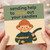 Funny Firefighter Birthday Card - Sending Help to Blow Out Your Candles - Humour Card for Kids and Adults