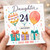 Daughter 24th Birthday Card, Happy Birthday Just For You Card