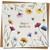 Happy Birthday Wildflowers and Bees Square Card 145mm x 145mm - Floral Nature Design -, Includes Kraft Envelope