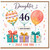 Daughter 46th Birthday Card