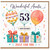 53rd Birthday Card for Auntie, Wonderful Auntie Happy Birthday Card