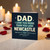 Funny Dad Birthday Card - I Love You More Than You Love Newcastle - Humorous Geordie Football Fan Card for Dad