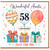 58th Birthday Card for Auntie, Wonderful Auntie Happy Birthday Card