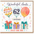 Auntie 62nd Birthday Card, Wonderful Auntie Happy Birthday Just For You