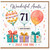 71st Birthday Card for Auntie, Wonderful Auntie Happy Birthday Card, Just For You