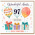 97th Birthday Card for Auntie, Wonderful Auntie Happy Birthday Card