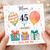 45th Birthday Card for Mum, Happy Birthday Just for You Card