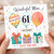 61st Birthday Card for Mum, Wonderful Mum Happy Birthday Card