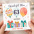 63rd Birthday Card for Mum, Wonderful Mum Happy Birthday Card