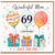 69th Birthday Card for Mum, Wonderful Mum Happy Birthday Card