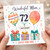 Mum 72nd Birthday Card, Wonderful Mum Happy Birthday Card