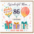 86th Birthday Card for Mum, Wonderful Mum Happy Birthday Card
