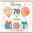 Nanny 70th Birthday Card
