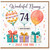 Nanny 74th Birthday Card, Wonderful Nanny Happy Birthday Card, Just For You Birthday Card