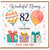 Nanny 82nd Birthday Card, Wonderful Nanny Happy Birthday Card