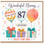 Nanny 87th Birthday Card, Wonderful Nanny Happy Birthday Card