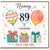Nanny 89th Birthday Card