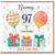 Nanny 97th Birthday Card, for Nanny - Happy Birthday Just For You