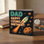 Dad Birthday Card - Happy Cosmic Birthday Rocket Space Theme - Funny Retro Space Design for Dad