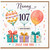 Nanny 107th Birthday Card