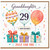 Granddaughter 29th Birthday Card, Happy Birthday Just For You Balloon Gift Design