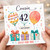 Cousin 42nd Birthday Card, Happy Birthday Just For You Balloons and Gifts Card
