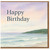 Happy Birthday Card - Serene Watercolour Seaside at Sunset, Gentle Waves and Pastel Sky, Elegant Coastal Birthday Greeting
