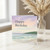 Happy Birthday Card - Serene Watercolour Seaside at Sunset, Gentle Waves and Pastel Sky, Elegant Coastal Birthday Greeting